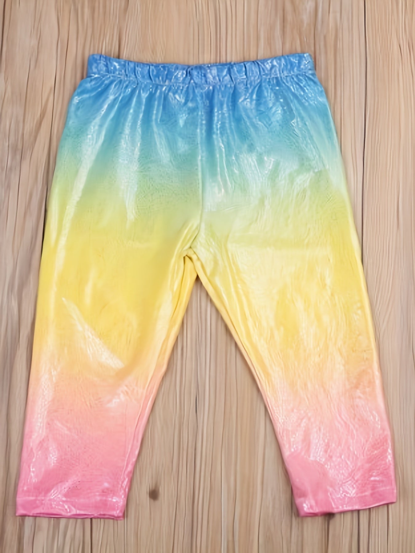 Sparkly Baby Girl's Leggings Elastic Waist Pants