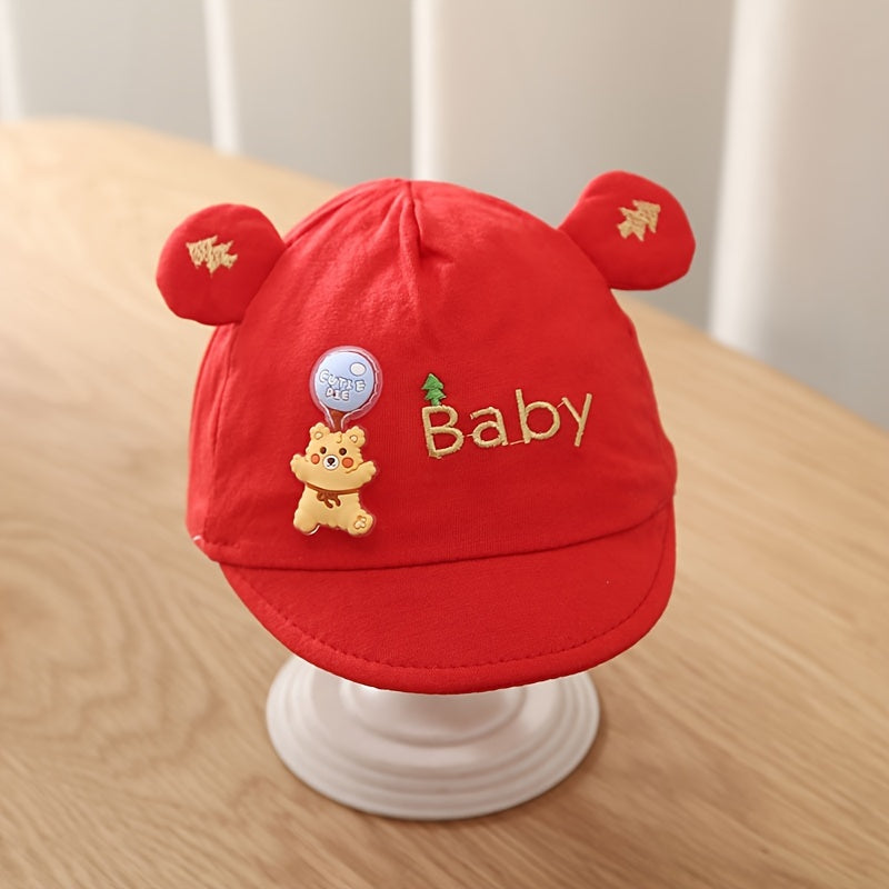 Sunshade Bear Baseball Cap for Boys and Girls