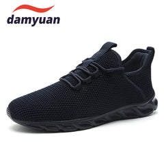 Men's Mesh Lace Up Running Sneakers Comfortable Breathable Casual Shoes