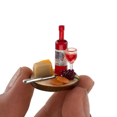 Dollhouse Accessories Mini Cakes Wine Glasses & More - Perfect for Decor