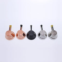 3-Piece Miniature Kitchen Pans for Dollhouse Play