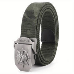 Skeleton Buckle Belts for Men Casual Belt for Jeans Pants Clothing Accessories