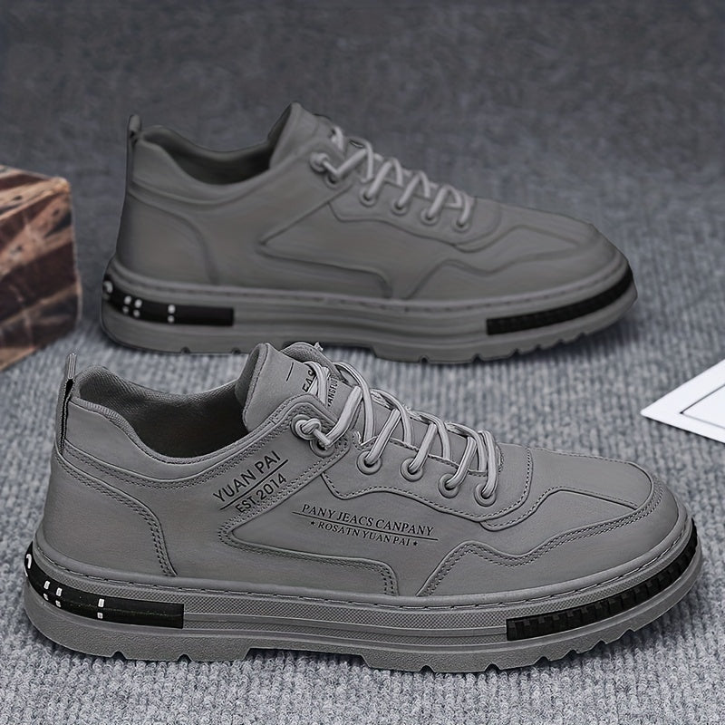 Men's Letters Print Skate Shoes Non Slip Sneakers