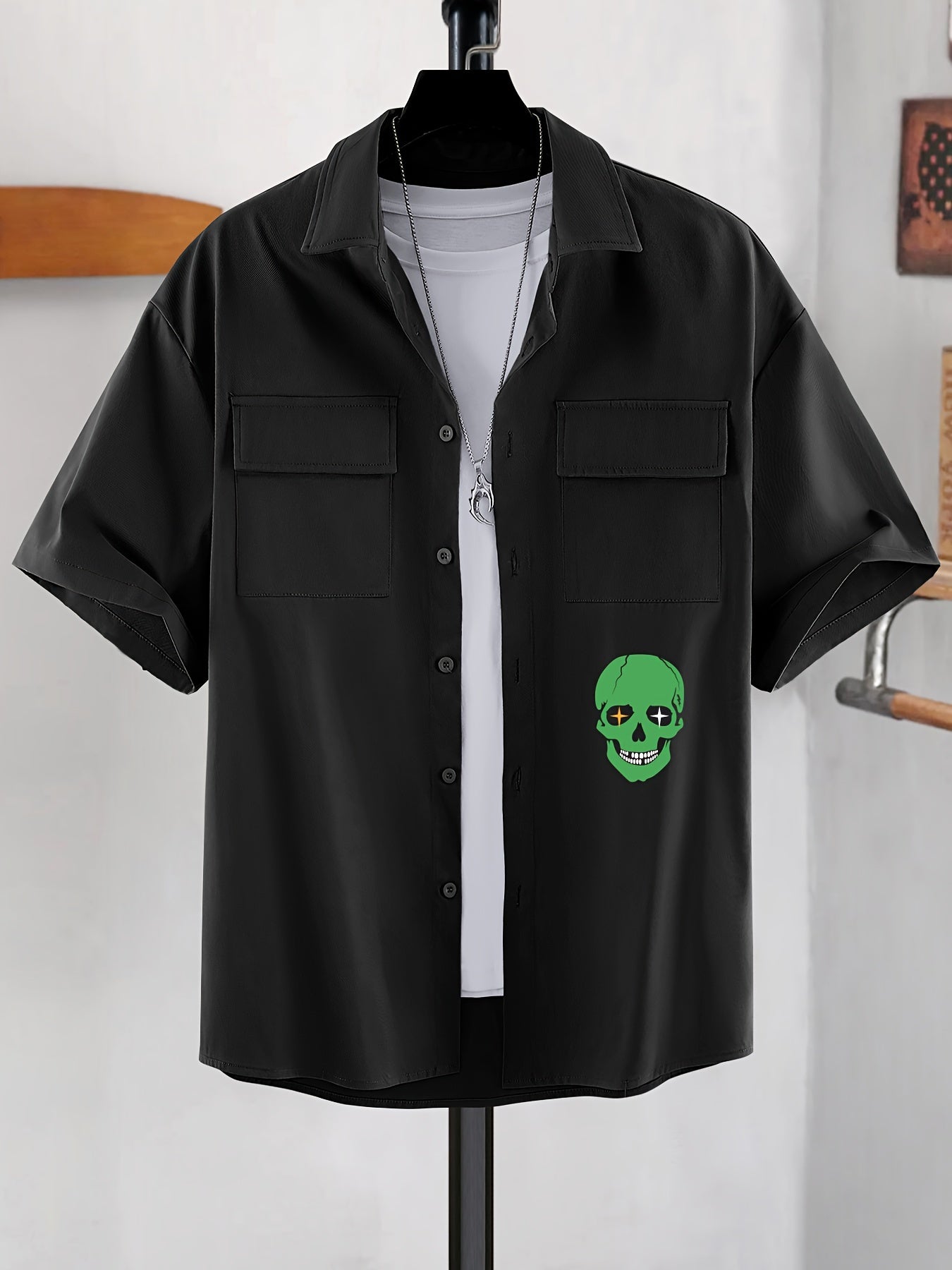 Men's Short Sleeve Cargo Shirt w/ Pocket