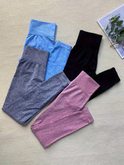 4pcs Seamless Yoga Pants High Stretch Leggings Women's Activewear