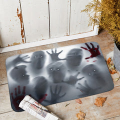 Horror Man Shadow Runner Rug Non-slip Halloween Decoration Mat