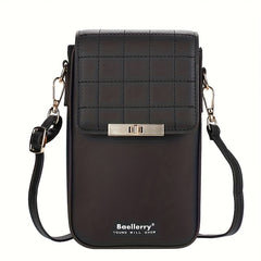 Fashionable Style Slot Compact Crossbody Women's Wallet Evening Party Ladies' Pu