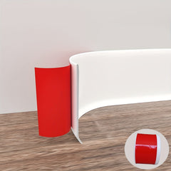 Flexible Wall Base Molding Trim 4x16.4ft Self Adhesive Vinyl Wall Cove Base