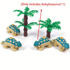 5pcs Ankylosaur Dino Blocks Set DIY Forest Scen