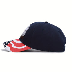 Eagle Embroidered Camouflage Baseball Cap