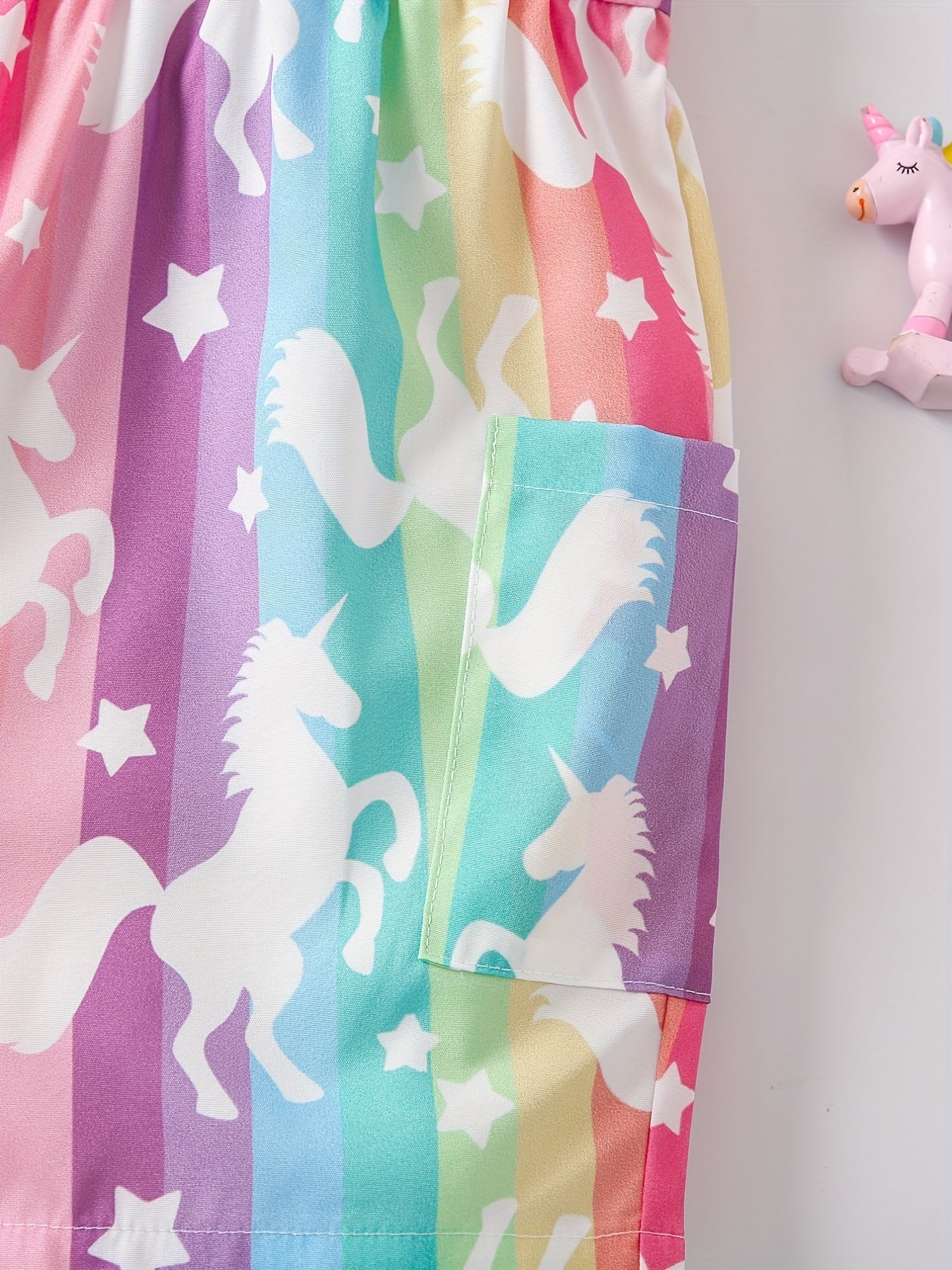 Girls' Unicorn Print Cami Jumpsuit