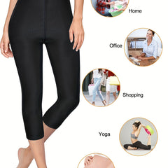 High Waist Capris Pants Tummy Control Butt Lifting Slim Underwear
