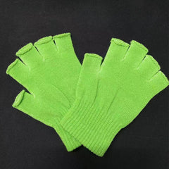 Winter Fleece Half Finger Gloves for Men and Women