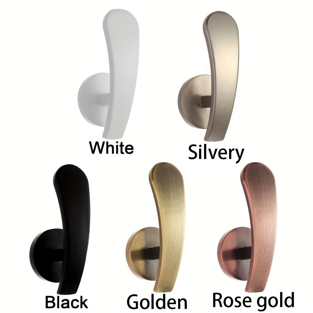 2pcs Metal Curtain Hooks & Holdbacks for Easy Drapery Hanging