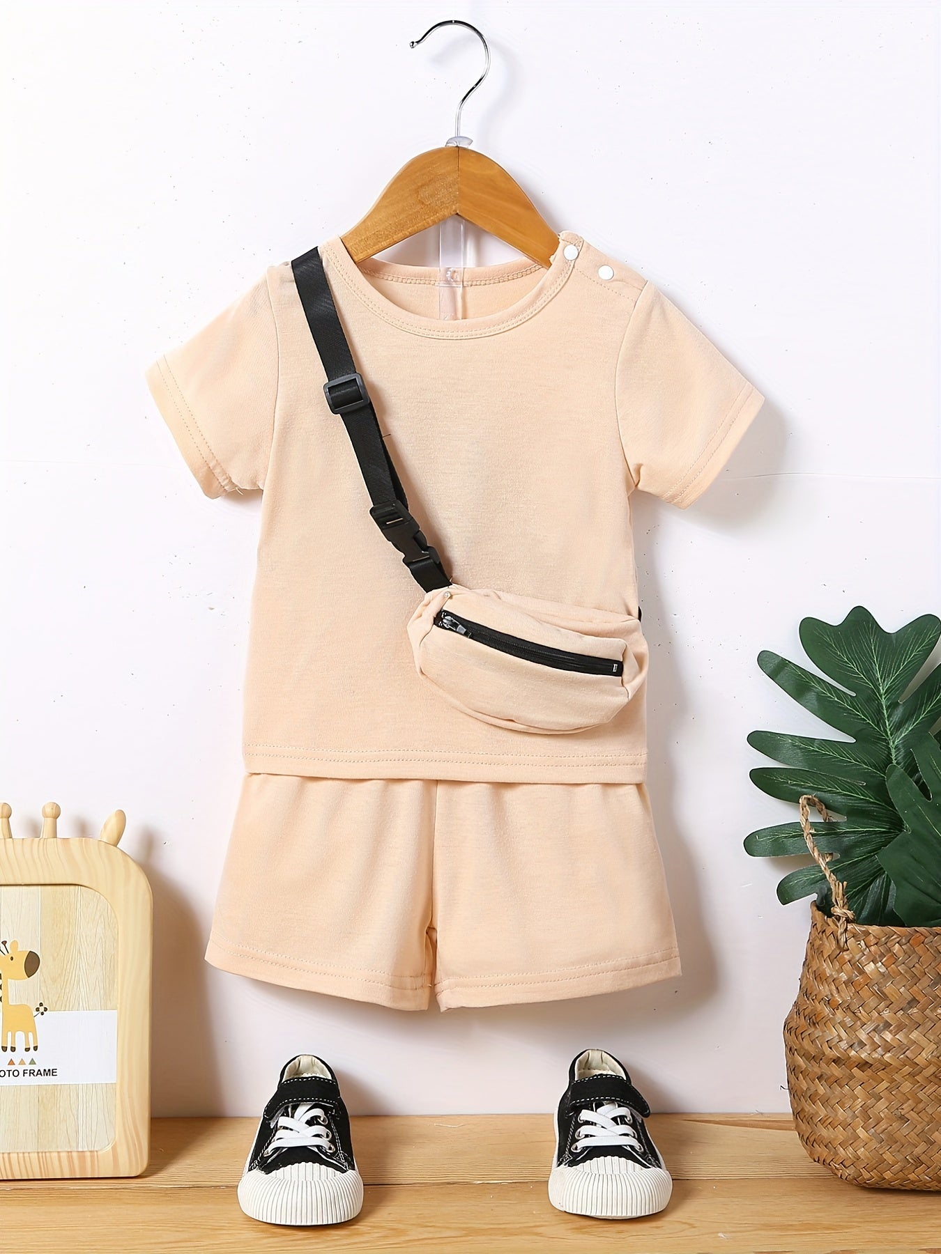 Toddler Boys Casual Short Sleeve T-shirt and Shorts Set