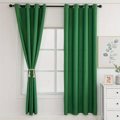 1pc Solid Blackout Curtain Suitable For Home Decor