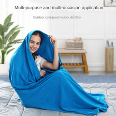 Skin-Friendly Warm Sleeping Bag for Camping & Office Breaks