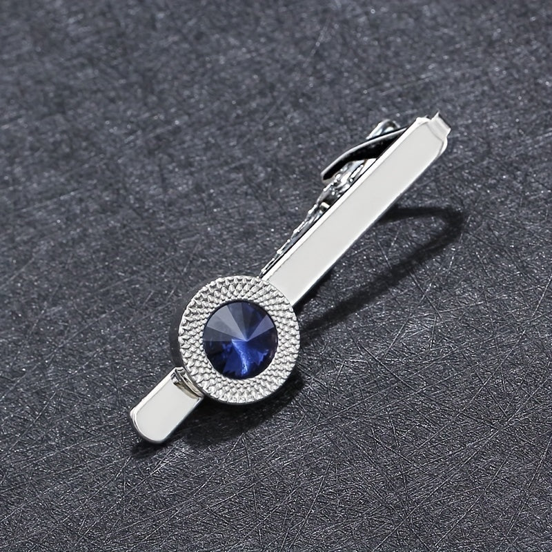 Men's Rhinestone Tie Clip
