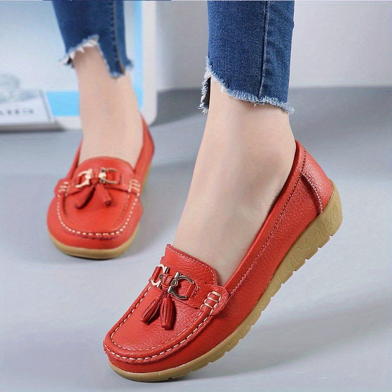 Women's Tassel Loafers Slip On Shoes