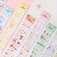 2pcs Long Strip Tape Decorative Sticker