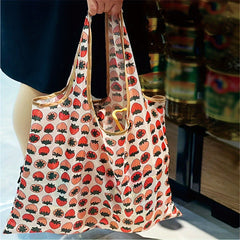 Large Capacity Folding Shopping Bag Portable Nylon Hand-held Storage