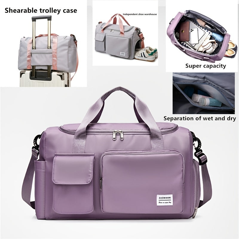 Large Capacity Unisex Travel Gym Duffle Bag