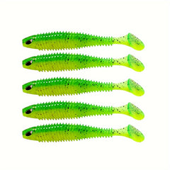 5pcs Silicone Soft Bait Fishing Lure Wobbler Lures for Fishing