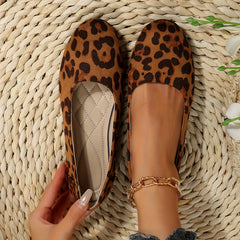 Women's Soft Sole Flat Shoes Casual Slip On Outdoor Shoes