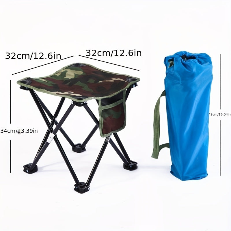 METABEST Portable Folding Stool for Camping Hiking Fishing