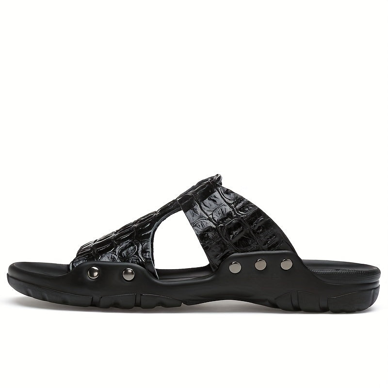 Men's Wear resistant Non Slip Comfy Slides Beach Shoes Summer
