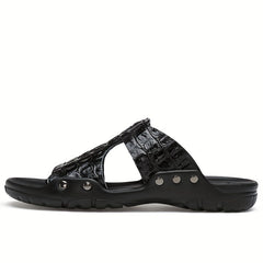 Men's Wear resistant Non Slip Comfy Slides Beach Shoes Summer