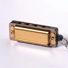 4 Hole 8 Tone Harmonica Necklace Small Harmonica