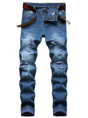 Men's Ripped Denim Jeans