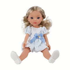 Blonde Doll in Dress with Pearl Accents Perfect Birthday Gift for Girls