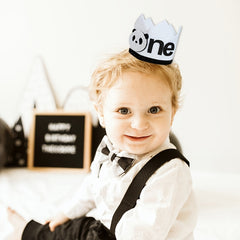 Panda 1st Birthday Crown Party Supplies For Photo Props