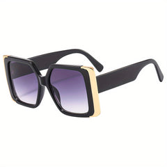 Large Square Sunglasses Tortoiseshell UV400 Sun Shades