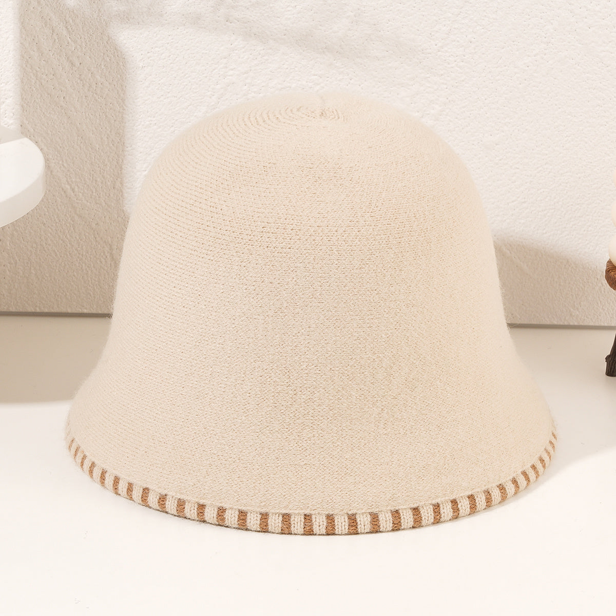 Wool Knitted Casual Double sided Bucket Hat Unisex Bucket Hat Assorted Colors