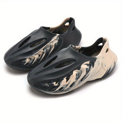 Men's Tie Dye Foam Runners Outdoor Walking Shoes