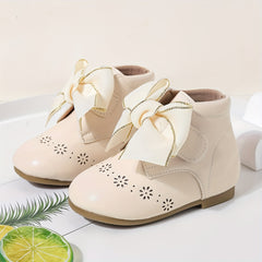 Girls' Bowknot Boots Comfortable Breathable Boots