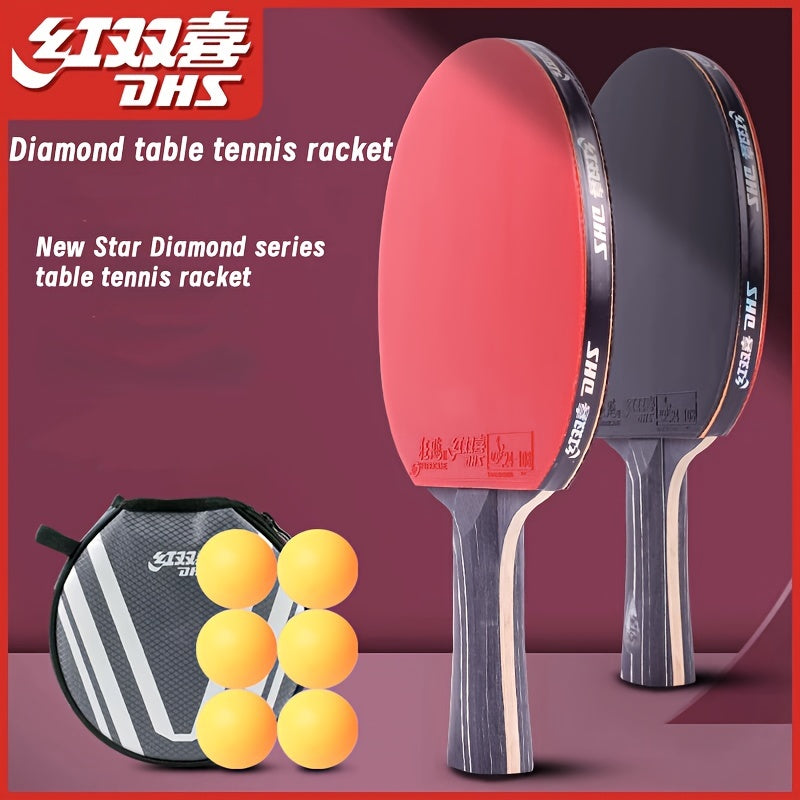 Professional Table Tennis Racket Advanced Straight Horizontal Racket