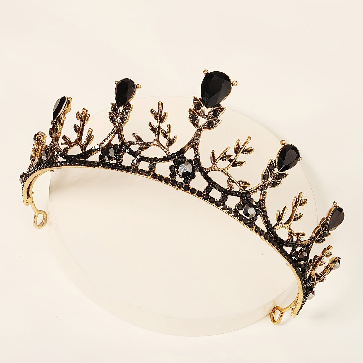 Prom Crystal Crown Headband Vintage Bride Hair Accessories