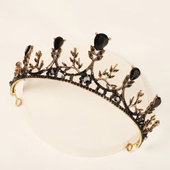 Prom Crystal Crown Headband Vintage Bride Hair Accessories