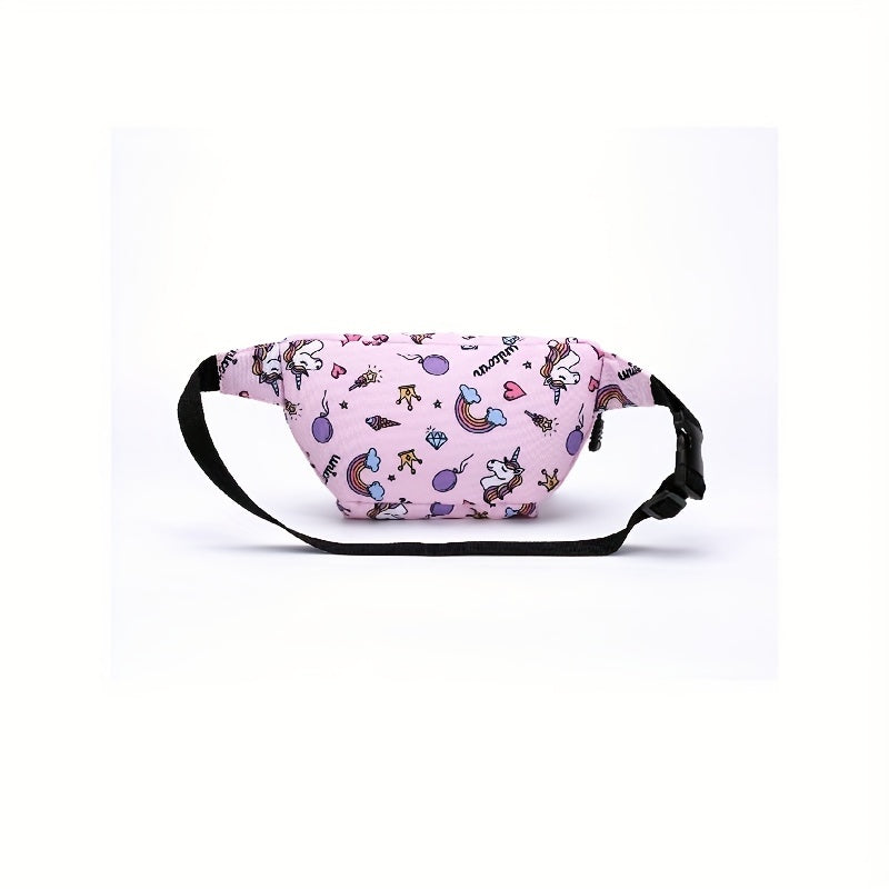 Kids Fanny Pack Unicorn Bag for Little Girls School Travel Bag