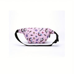 Kids Fanny Pack Unicorn Bag for Little Girls School Travel Bag