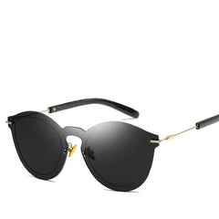 Cat Eye Sunglasses Women's Stainless Steel Glasses