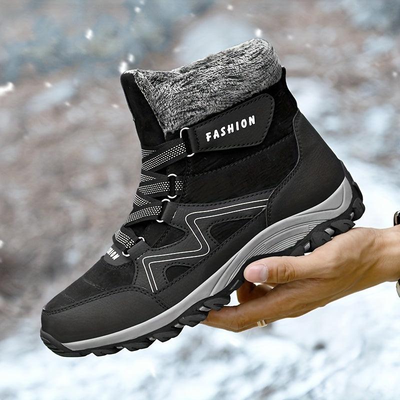 Men's Snow Boots Thermal Windproof Hiking Shoes