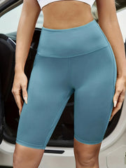 High Rise Hip lifting Yoga Shorts With Phone Pockets