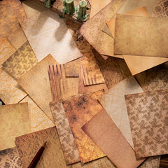 60pcs Vintage Stationery for DIY Crafting & Collage Art
