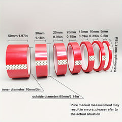 Red Polyester High Temp Masking Tape 5-50mm 108ft Heat Resistant No Residue