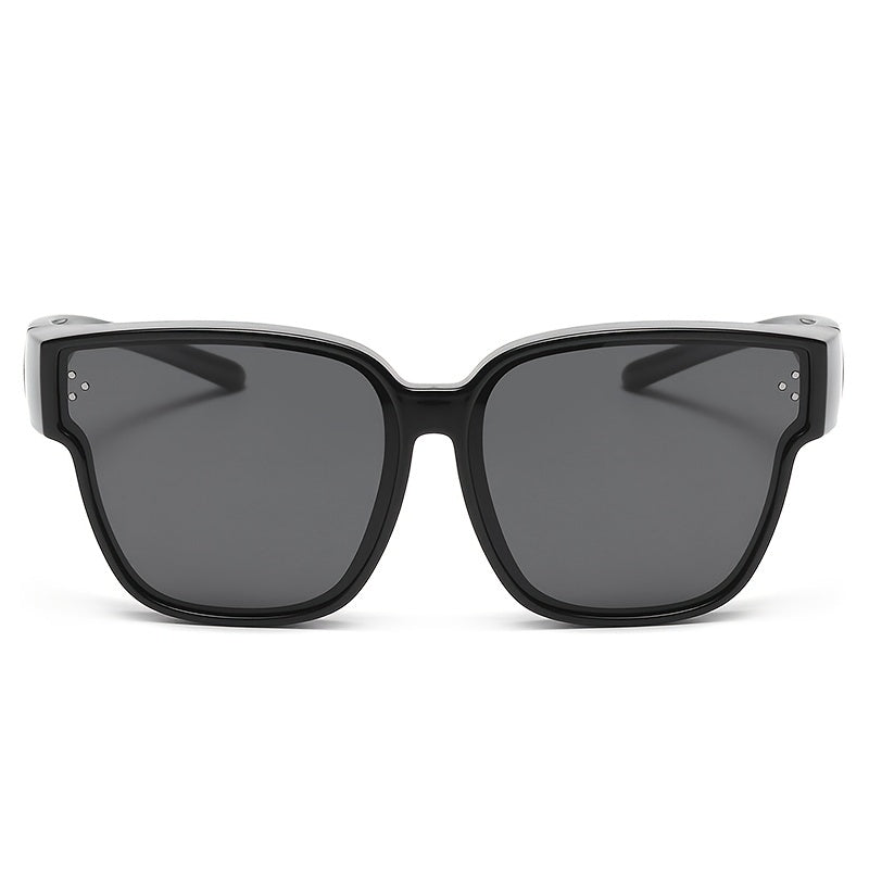 LJGOOD HD Polarized Sunglasses Myopia Driving Set Mirror